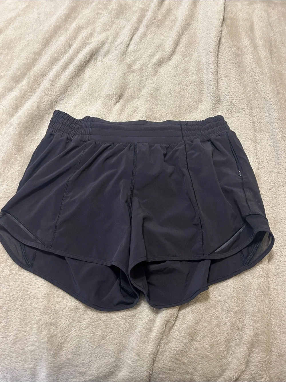 lululemon athletica Black Layered Running Shorts